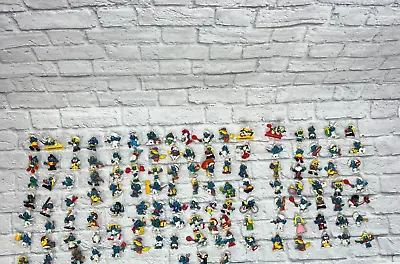 Lot Of 122 Vintage Smurfs Figure Huge Lot 1970s 1980s Peyo Schleich Gargamel PVC • $399.95