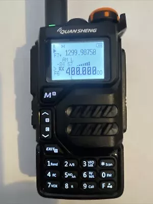 Quasheng UV-K5 Handheld Radio With Egzumer Firmware - 18mhz-1300mhz - USB/AM/FM • £34.95