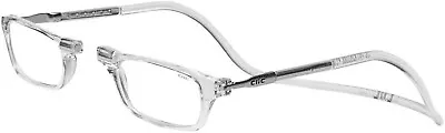 Clic City Magnetic Magnified Readers Clear New Authentic Reading Glasses • $42.95