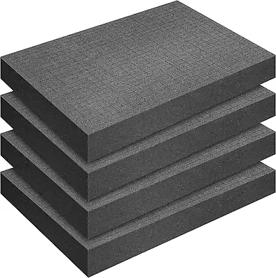 4 Pcs Pick And Pluck Foam- 16 X 12 X 2 Inch Pick Apart Foam Insert • $39.27