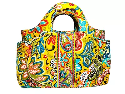 Vera Bradley Provencal 2012 Handbag Boho Purse (Yellow Red Green Orange) • $18.99