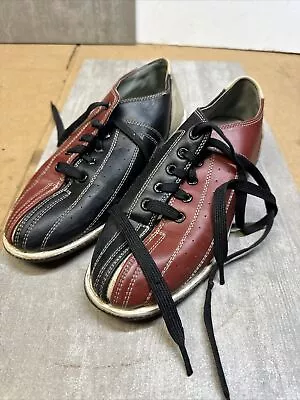 U2 LINDS World IMPEX Bowling Shoes Size 9 US Leather Sole B60 • $4.99