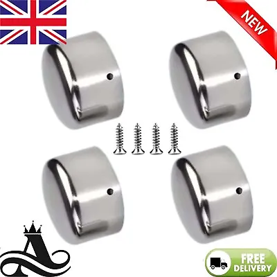 £9.96 • Buy 2 Pairs Handrail End Caps End Caps Round Handrail End Cap Handrail End Cover For