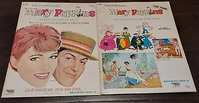 Lot Of 2 Marry Poppins Piano Songbooks • $12