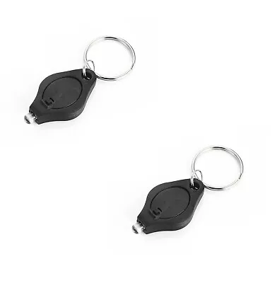 £3.95 • Buy 2x Bright Key Chain Micro Light / Torch 