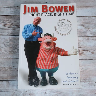 £19.99 • Buy Bullseye Jim Bowen Signed Book   Bully Darts ITV Quiz Game Show Extended Edition