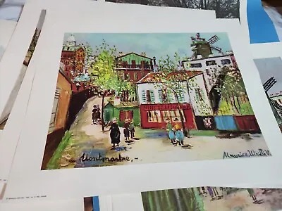 Maurice Utrillo Montmartre VINS ET LIQUERS Canvas Art Print Donald Art No. 1656B • $63.90