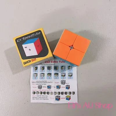 AU Stock QiYi QiDi S2 2x2  Stickerless Speed Cube Puzzle Smooth Kid Toys Gifts • $15.99