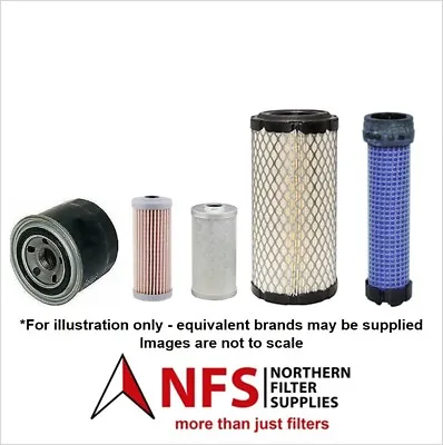 NFS Filter Kit Fits Cat 301.4C With Yanmar 3TNV76 Fuel Filter Donaldson • £42.99