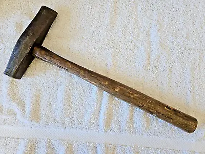 Vintage Heller Bros Co Straight Peen Hammer ~ Blacksmith Farrier Tool • $24.99