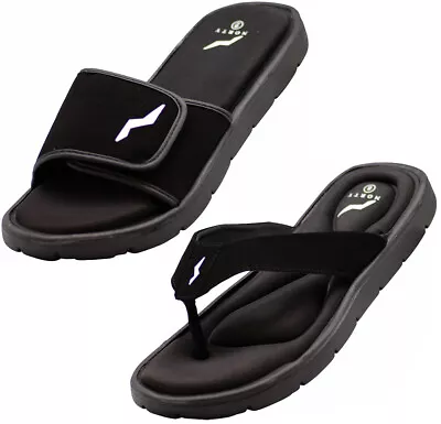 NORTY - Men's Memory Foam Footbed Sandals - Casual For Beach Pool Shower • $22.90