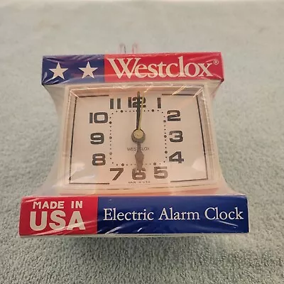 Vintage NEW SEALED Westclox Alarm Clock Electric Model 22189 Made In USA • $24.99