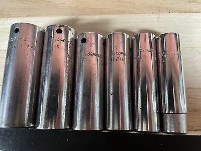 Cornwell 6 Piece 1/2 Drive SAE Socket Set • $55