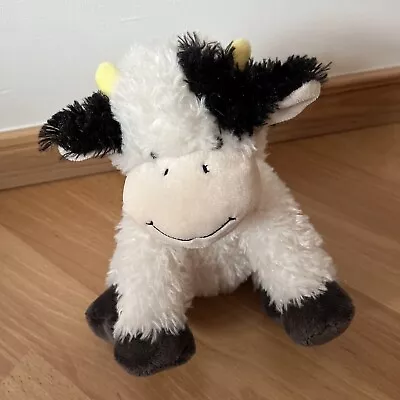 Sainsbury’s Black & White Cow Soft Plush Toy 9” VGC • £5