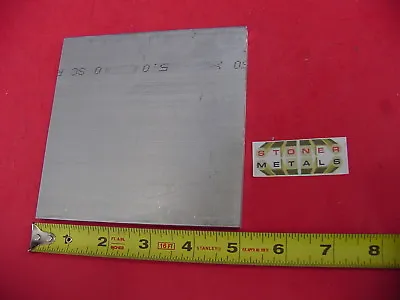 2 Pieces 1/4 X 5  ALUMINUM 6061 FLAT BAR 5  Long T6511 Extruded Plate Mill Stock • $18.39