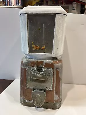 Vintage Working 1950s Universal Vendors Coin Operated Gum Nut Machine RESTORE • $109.99