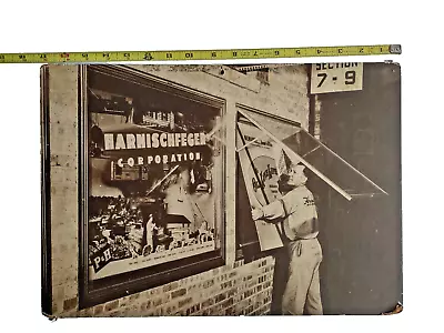 Vintage P & H Pawling & Harnischfeger Crane Advertising Sign Rare • $124.95