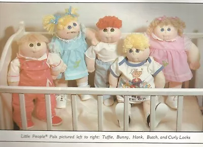 Little People Pals Make Baby Doll Sewing Patterns Xavier Roberts Vintage 80s G42 • $21.99