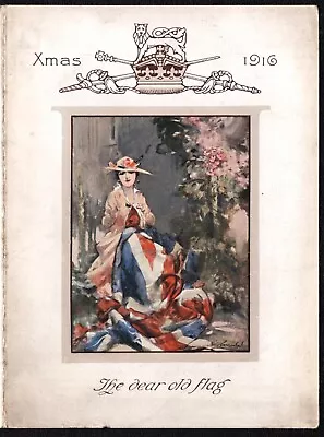 1916 Sherwood Foresters Nottinghamshire Derbyshire County Council Christmas Card • £18