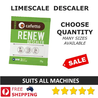 Espresso Descaler Limescale Descale(Breville Sunbeam) De-calcify- BUY MORE+SAVE • $4.49