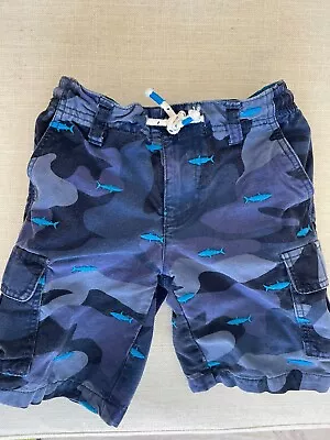 Mini Boden Boys Shark Shorts Cargo  4t • $6
