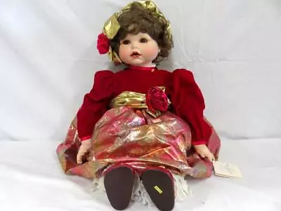 Pretty 23  Marie Osmond Porcelain Doll JESSICA'S 1st Christmas Toddler Series • $22.99