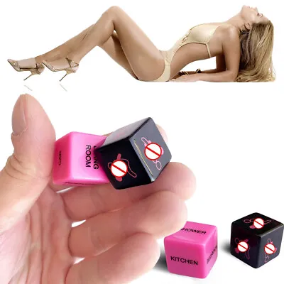 Pair Sex Dice Couple Foreplay Posture Dice Fun Adult Erotic Game Toy Hen Party • £2.63