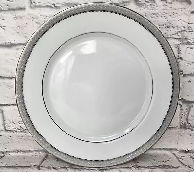 Mikasa Dinnerware Platinum Crown Dinner Plate Bone China White 10.75  • $17.99