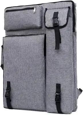 DZOZO A2 Art Portfolio Case Art Carry Bag Artist Backpack Artists Carry Bag Arti • £26.54