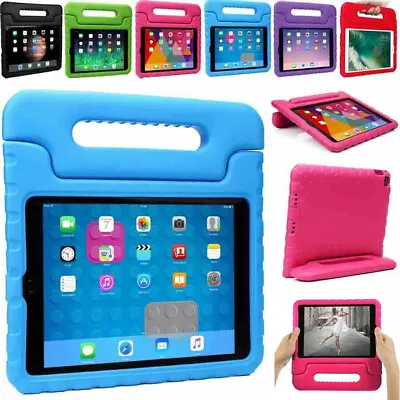 For IPad 9.7 6th 5th Generation 2018 Case Shockproof Kids EVA Handle Stand Cover • £13.55