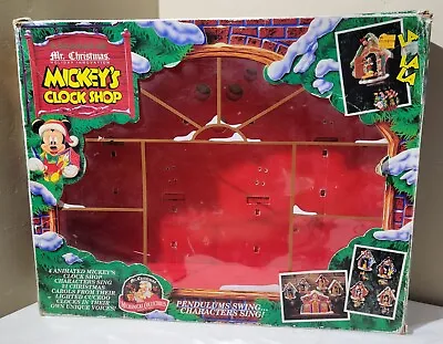 EMPTY BOX CASE REPLACEMENT ONLY Vintage Mr Christmas 1993 Mickey's Clock Shop 21 • $34.85