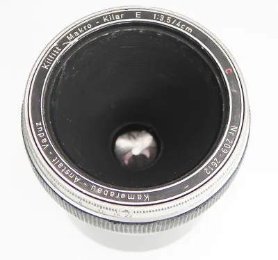 Kilfitt 4cm F3.5 Makro-Kilar E Exakta Mount  #2092612 • $340