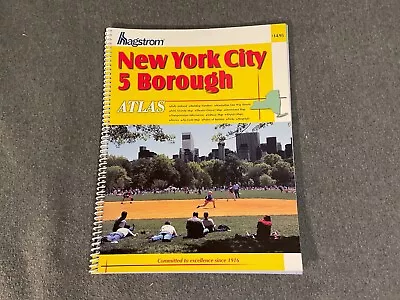 Hagstrom New York City 5 Borough Atlas 2004 NYC Manhattan Bronx Brooklyn Queens • $29.99