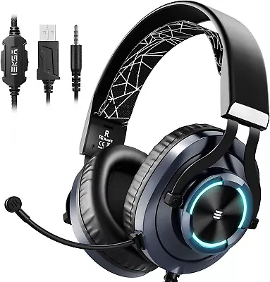 Gaming Headset With Microphone Xbox One Headset With Noise Cancelling Mic & RGB • $105.29
