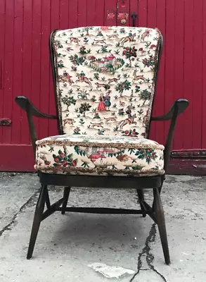 £125 • Buy Vintage Ercol Evergreen Easy Windsor Armchair
