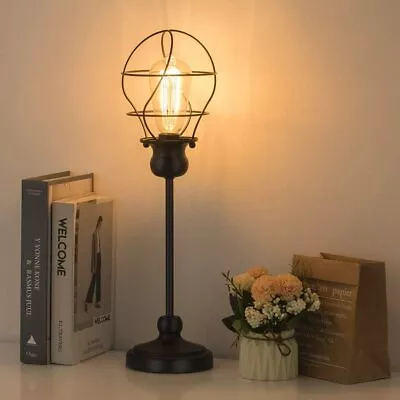 Vintage Table Lamp Modern Nightstand Lamp Simple Bedside Desk Lamp For Bedroom • $18.99