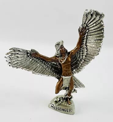 1992 Masterworks Fine Pewter MWFP The Messenger Native Dancer By Peter Sedlow 6  • $36