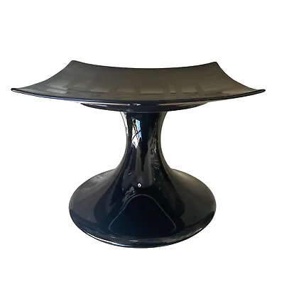 Versace By Rosenthal Dedalo Black Compote Bowl 22872 • $215