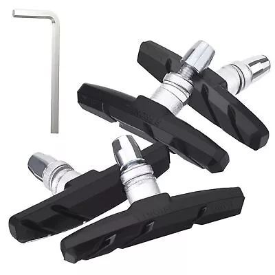 $14.60 • Buy Bike Brake Pads Set, 4PCS Road Mountain Bicycle V-Brake Blocks Shoes