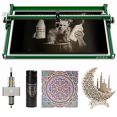 NEJE Max4 A40640 Laser Engraver Cutter 12W Electric Z-axis CNC Engraving Machine • $299