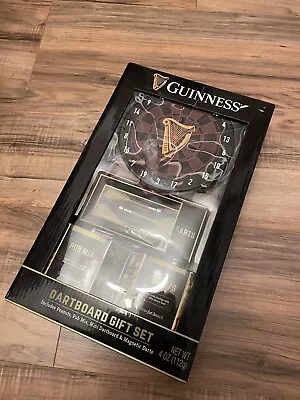 Guinness Dart Board Gift Set Includes Magnetic Dartboard Darts Peanuts Pub Mix • $20.65