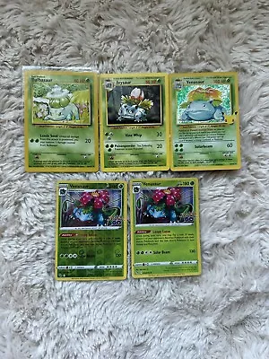 $15 • Buy Pokemon TCG Venusaur Ivysaur Bulbasaur Celebrations Base Set Pokémon Go Holo Rev