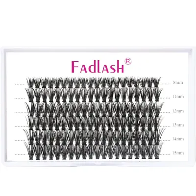 Fadlash Cluster Lashes 10D/20D/30D/40D D Curl Individual Lash Extension • $10.99