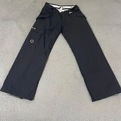 Oakley Snow Pants Mens Extra Small XS Road Fuel Black Insulated Snowboard Ski • $59.95
