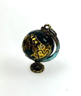 $4.95 • Buy Miniature Dollhouse World Globe Desktop Decor Library Study Metal 1:12 Scale