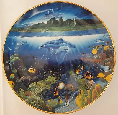 Danbury Mint Underwater Paradise Plates With Certificates - Sold Individually • £6