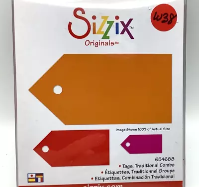 #313 Sizzix Promo Craft Ellison Tags Traditional Combo #654688 • $5