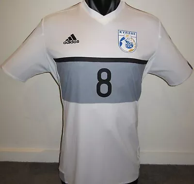 £41.99 • Buy Cyprus National Team PIEROS #8 Adidas 2016-17 Away Football Shirt Jersey Soccer
