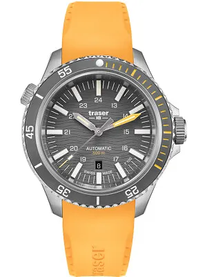 £1096.46 • Buy Traser H3 110331 P67 Diver Automatic T100 Grey 46mm 50ATM