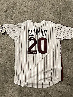 Mike Schmidt Signed Jersey - JSA COA - Phillies Cooperstown Collection • $290